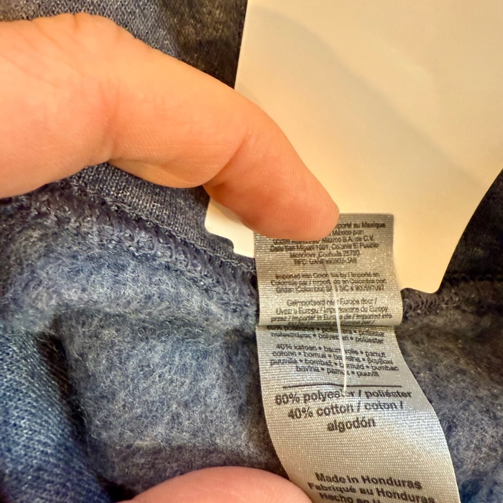 NWT San Francisco Hoodie Heather Gray/ Blue - Picture 6 of 8